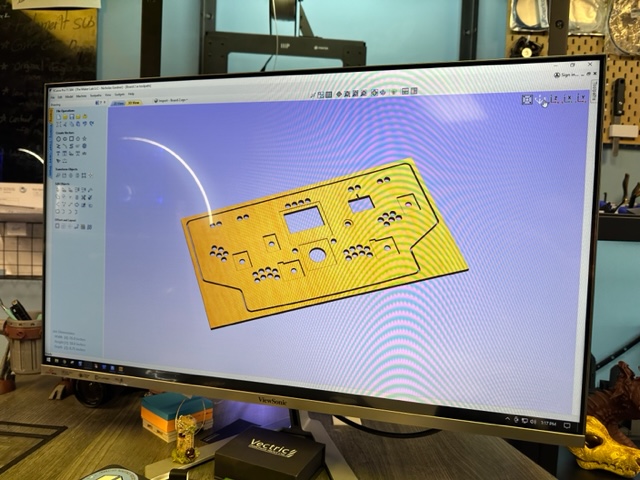 Plans to CNC cut control panel